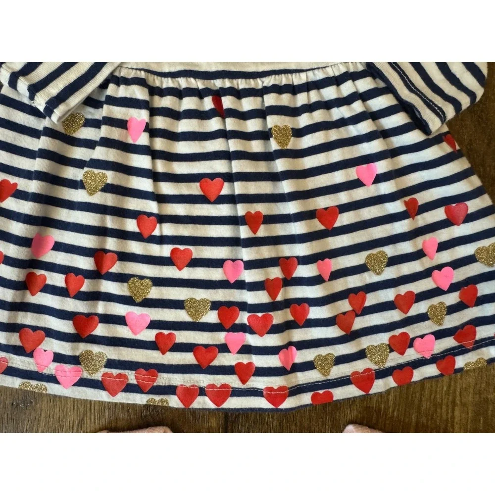 Carters Baby Girl‎ Clothes Lot 3 Months Dresses Outfits Fall Long Sleeved Hearts